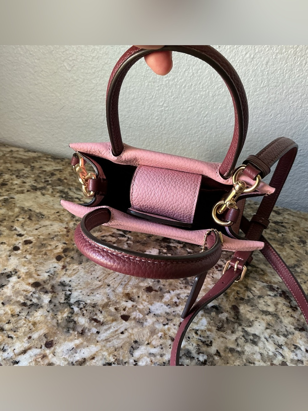 Coach Pink Mini Cally Crossbody Bag - Picture 5 of 8